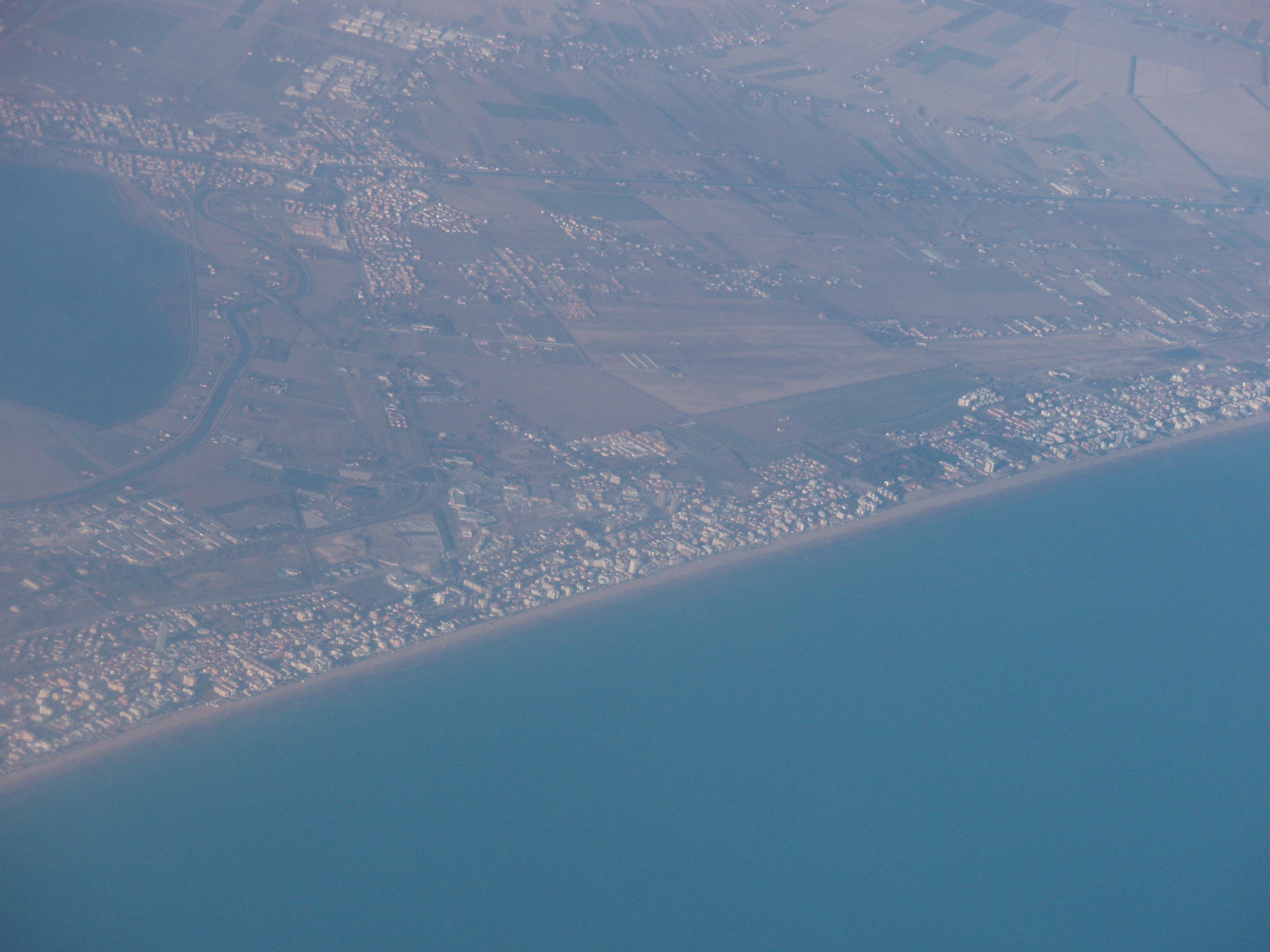 Treviso from plane Treviso from plane