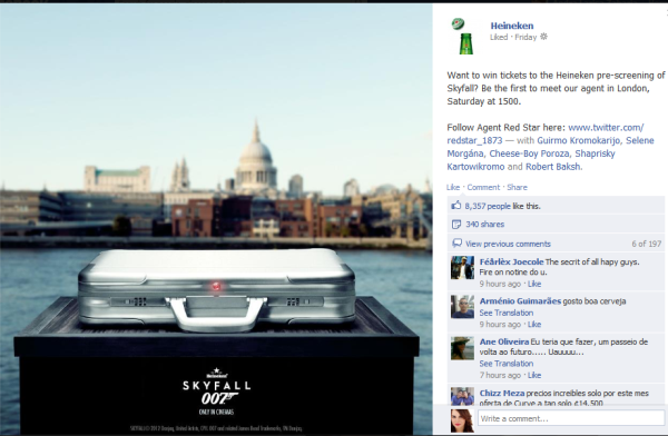 heineken crack the case london